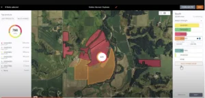 The E-Luminate platform allows seed advisors to edit crop plans.
